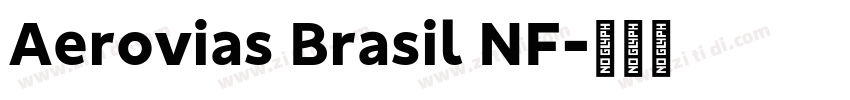 Aerovias Brasil NF字体转换